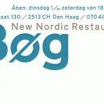 Check out the logo of restaurant Bøg, a Nordic restaurant in The Hague. The logo is simple and stylish.