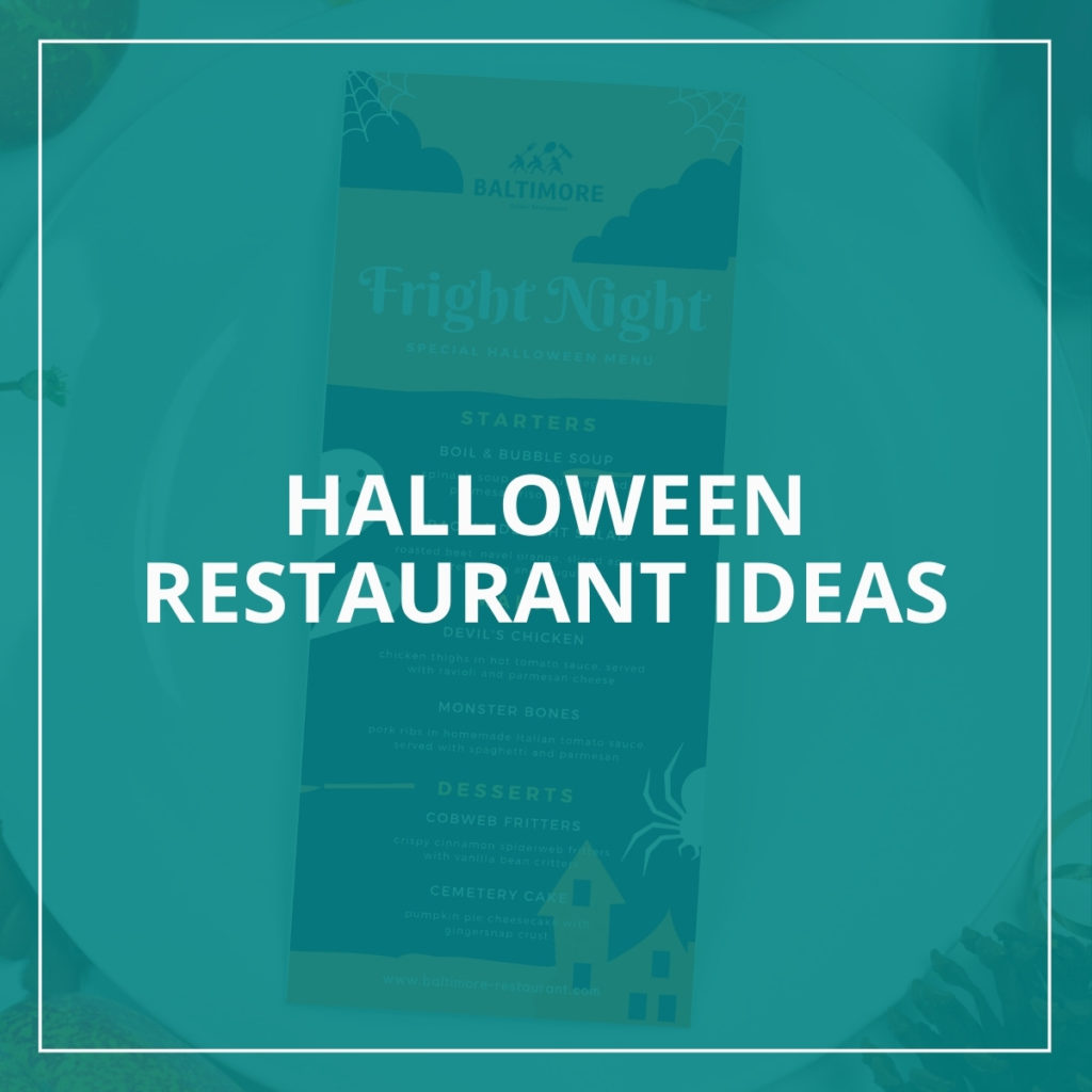 Halloween Restaurant Ideas