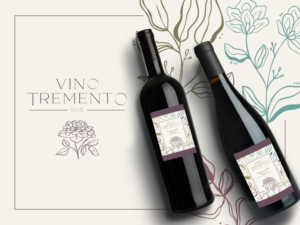 Tremento Wine Label design by Lawrence Daniel Taojo (from Tremento)