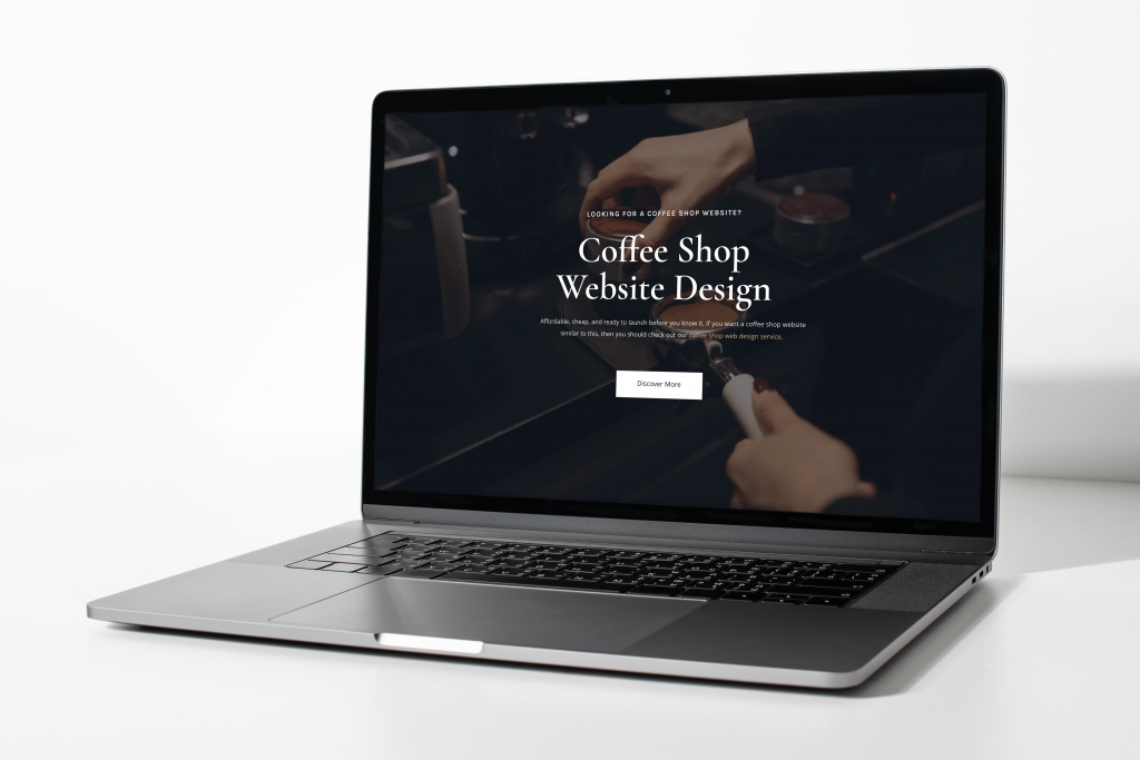coffee shop website design