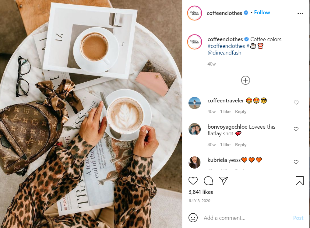 coffeenclothes coffee shop instagram