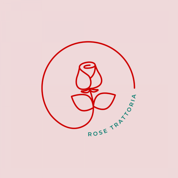 Dainty Italian Restaurant Logo- Rose Trattoria