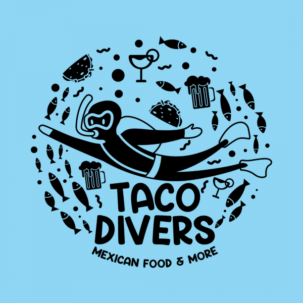 Taqueria Logo - Taco Divers
