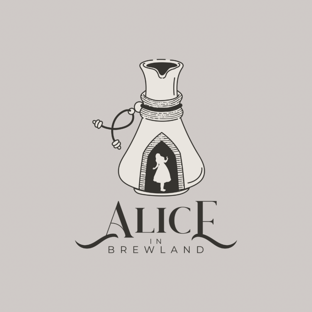 Magical Coffee Shop Logo - Alice in Brewland