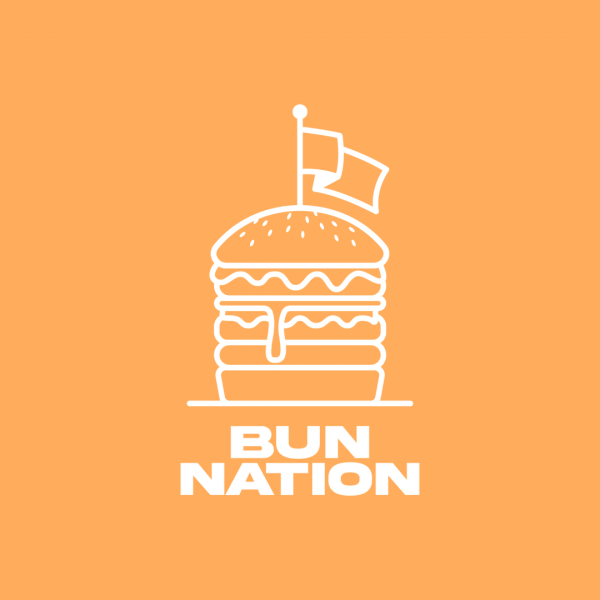Unique Burger Grill Logo - Bun Nation