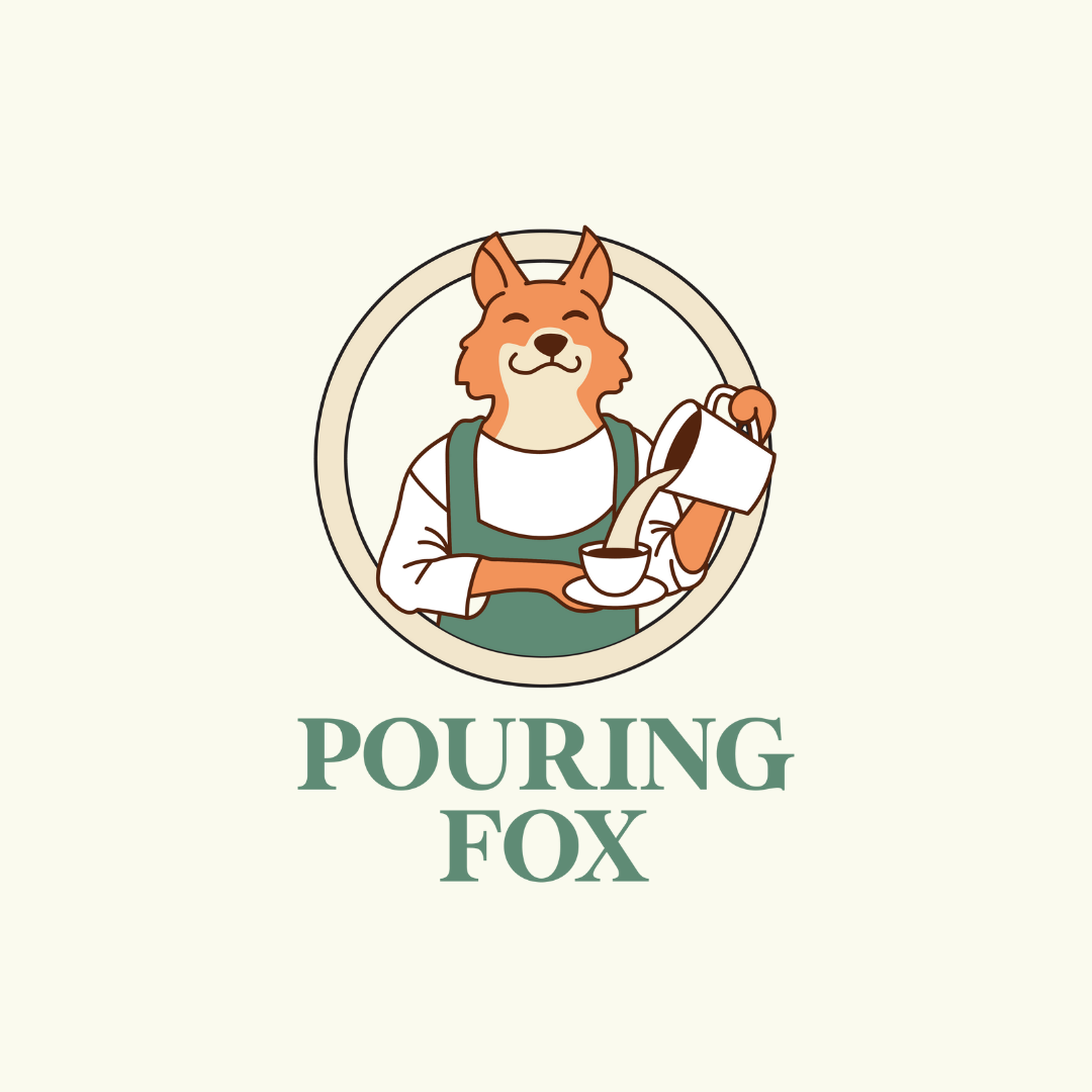 Fox Coffee Logo - Pouring Fox