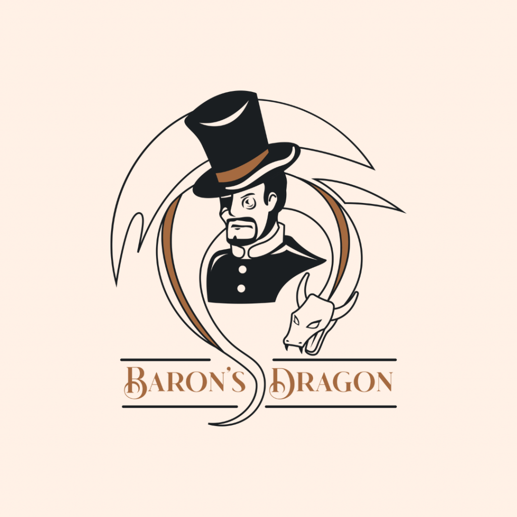 Imaginative Logo for Restaurant – Baron’s Dragon