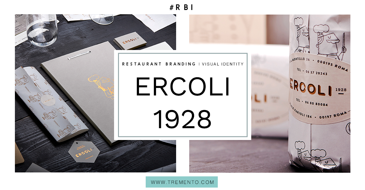 ERCOLI 1928 Restaurant Branding Visual identity marketing