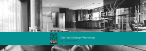 Tremento Portfolio - Hotel V Strategy Workshop