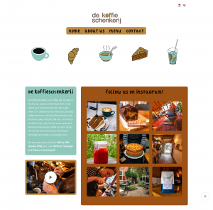 Webdesign Koffieschenkerij Café