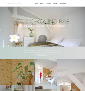 Studio Koning Airbnb web design