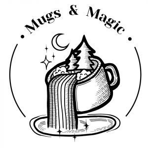 Mugs & Magic Coffee Shop Logo