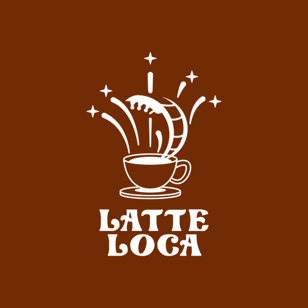 Cute Coffee Shop Logo - Latte Loca