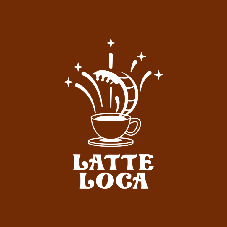 Cute Coffee Shop Logo - Latte Loca – Tremento