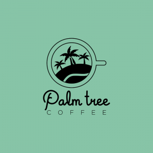 Creative Coffee Shop Logo - Palm Tree Coffee