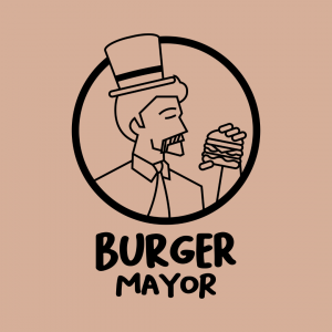 Minimal Burger Bar Logo - Burger Mayor