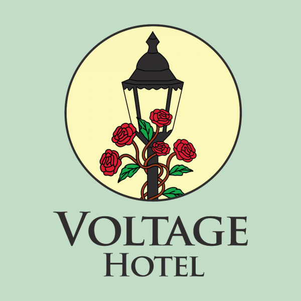 Stunning 5 Stars Hotel Logo - Voltage Hotel