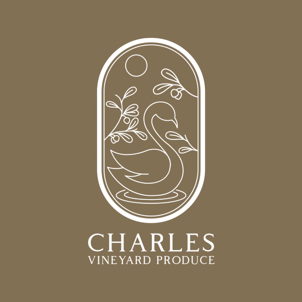 Attractive Wine Logo Design - Charles Vineyard Produce – Tremento