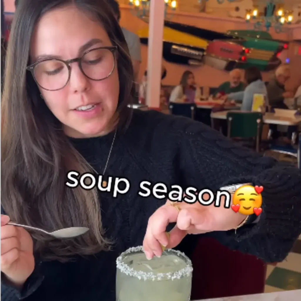 An image from Chuy's Restaurant Instagram page that says soup season.