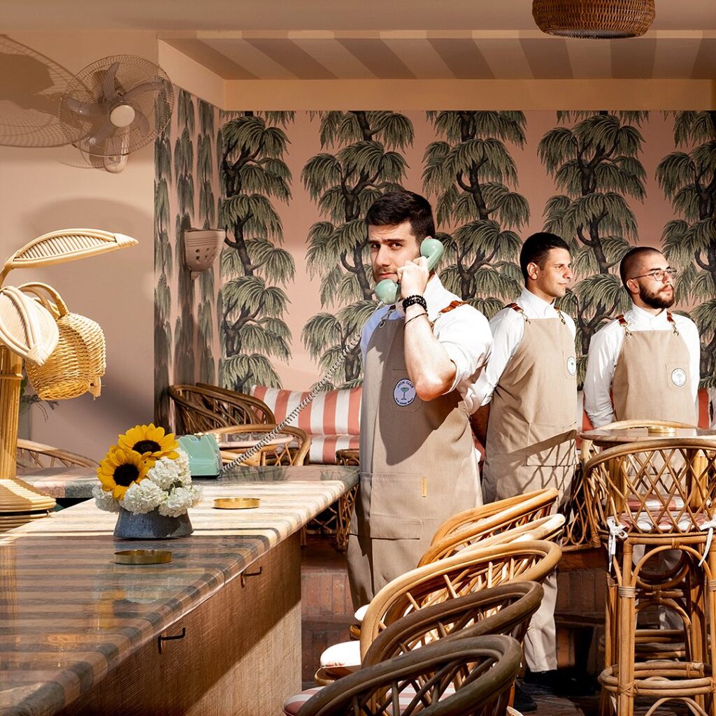 An image of Hotel Albergo Staff for their luxury hotel marketing.