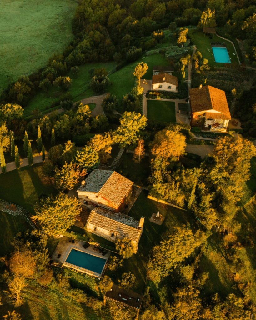 Tenuta di Murlo Luxury Hotel Drone 2